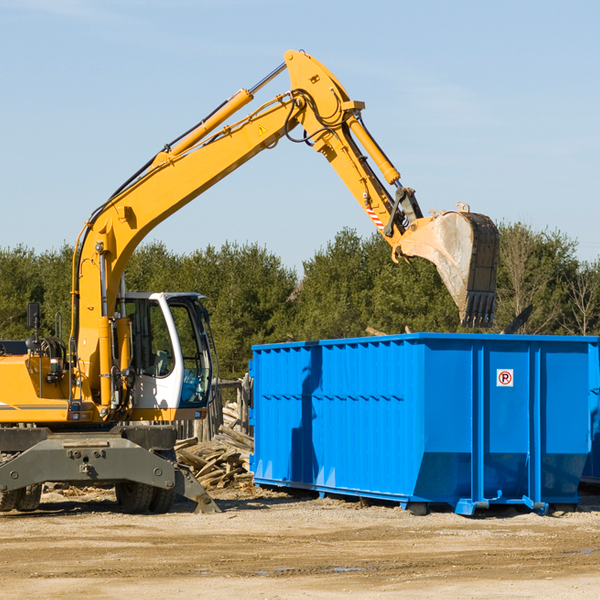 what happens if the residential dumpster is damaged or stolen during rental in Bayshore